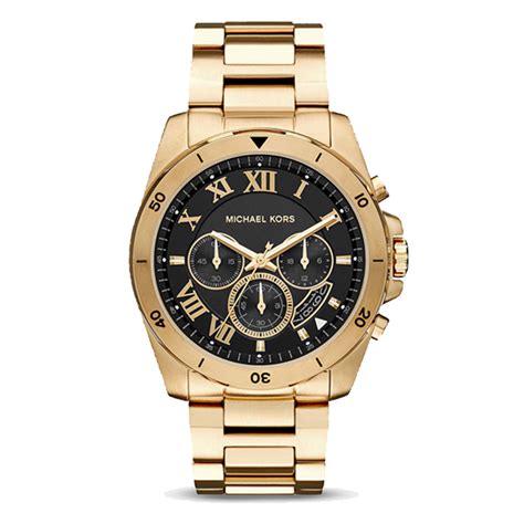 michael kors mens watches gold and black|Michael Kors watch lexington.